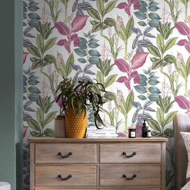 next fantasy rainforest leaves wallpaper