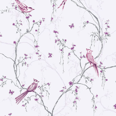 songbird lilac wallpaper