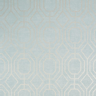 luxe geo duck egg wallpaper