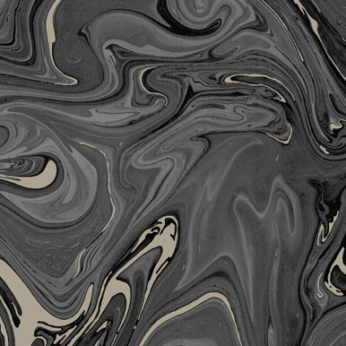 Liquid Black & Copper Wallpaper