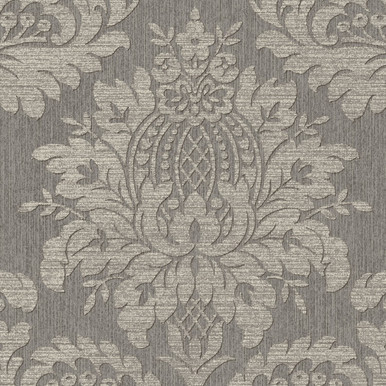 Archive Damask Taupe Wallpaper