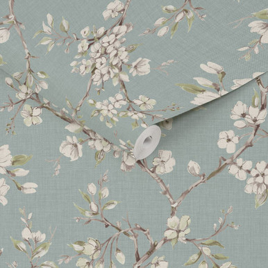 eliza duck egg wallpaper