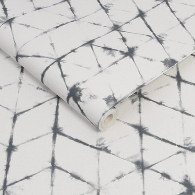 tie-dye geo mono wallpaper