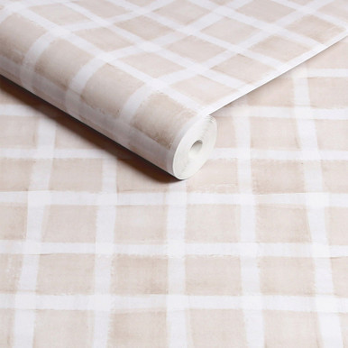Next Gingham Natural Wallpaper - 124904_ROLLSHOT_GINGHAM NATURAL_01.jpg