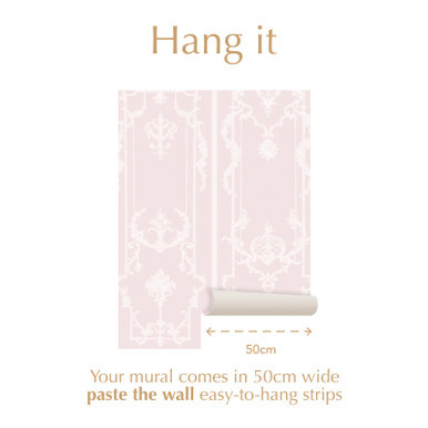 Panel Francaise Pink Bespoke Mural - 127546_INFO_PANELLING MURAL PINK_01.jpg