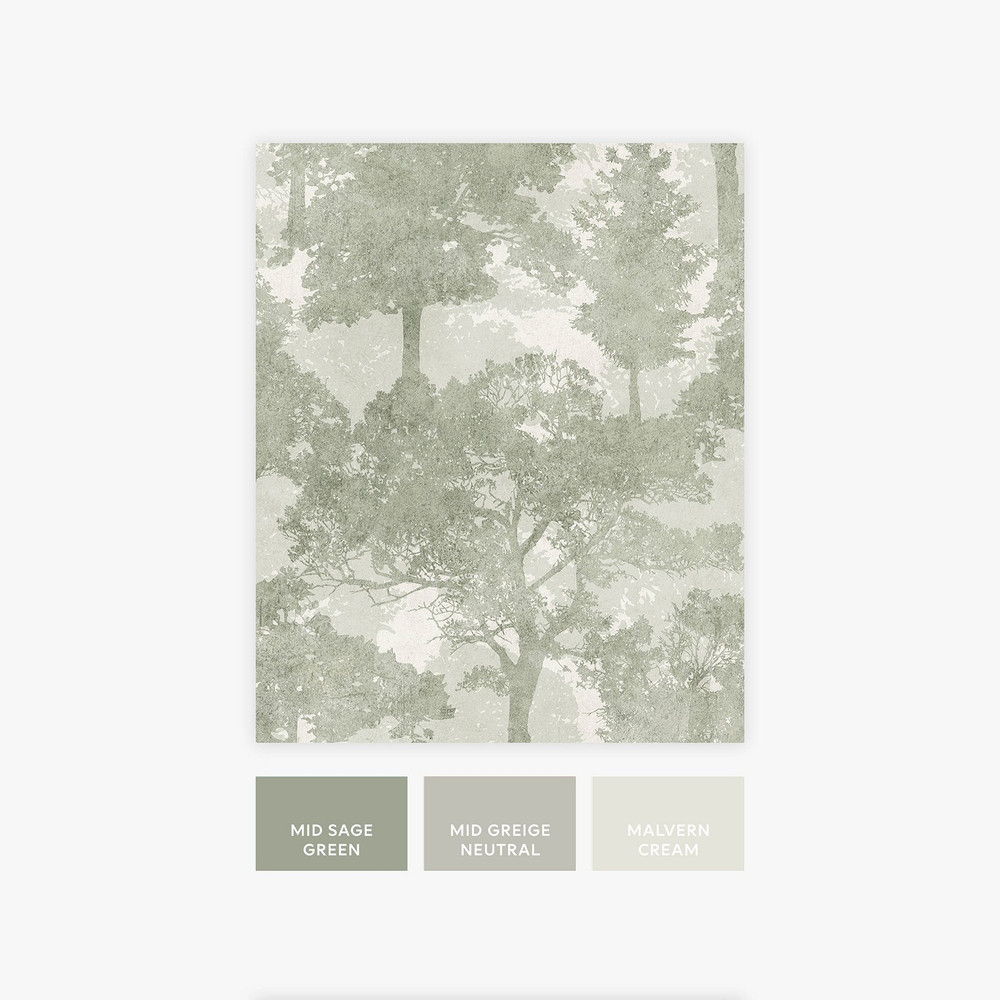 Next Trailing Trees Sage Wallpaper