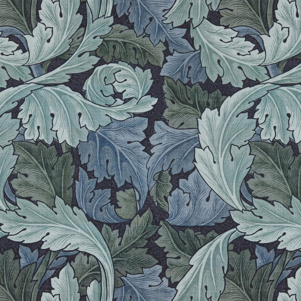 Acanthus Indigo Roman Blinds by William Morris At Home