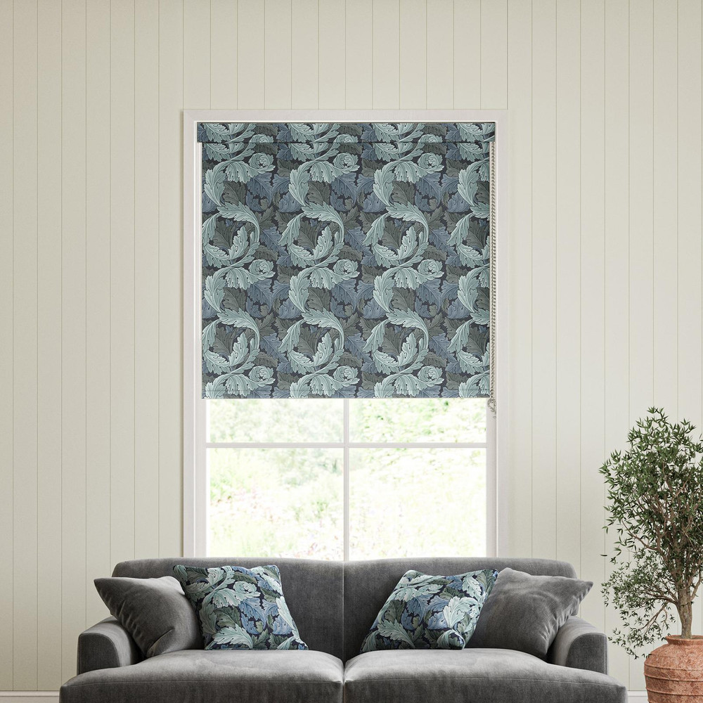 Acanthus Indigo Roller Blind - 130827rol_ROOMSET_01.jpg