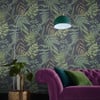 Midsummer Fern Navy Wallpaper Midsummer Fern Navy Wallpaper