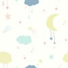 Next Moon & Stars Pastel Wallpaper Next Moon & Stars Pastel Wallpaper