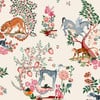 Cath Kidston Painted Kingdom Natural Wallpaper Cath Kidston Painted Kingdom Natural Wallpaper