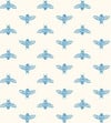 Joules Block Print Bee Blue Haze Wallpaper Joules Block Print Bee Blue Haze Wallpaper